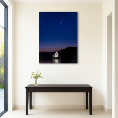 AUTO-MOCKUP ROOM | Old Stone Church and Neowise