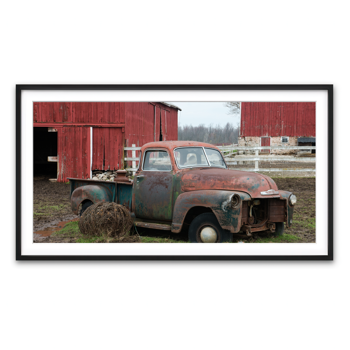 Framed Print 2x1 Black