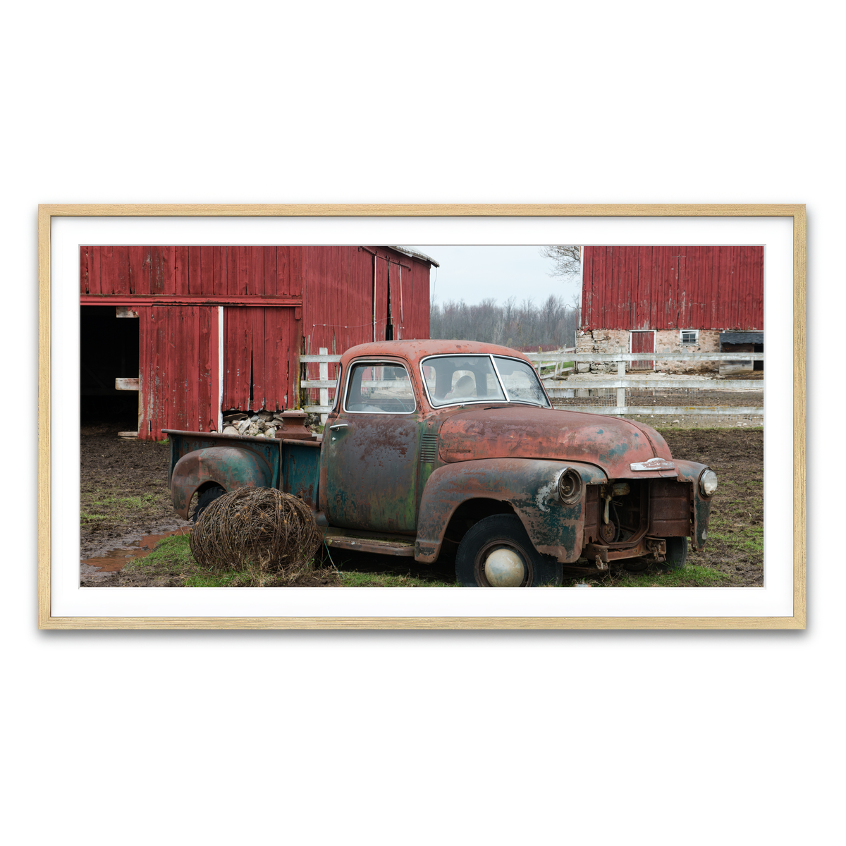 Framed Print 2x1 Natural