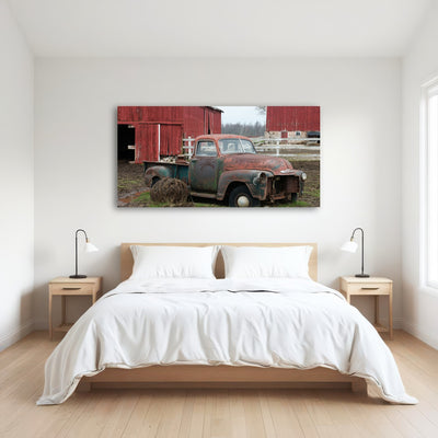 AUTO-MOCKUP ROOM | Old Wisconsin Dairy Farm Truck