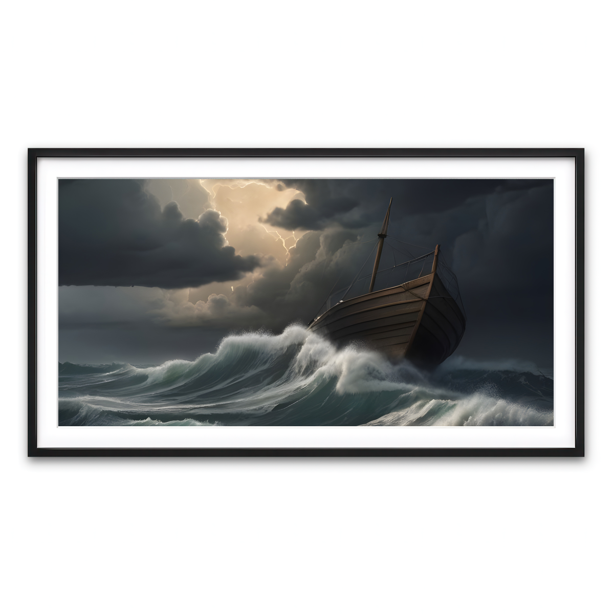 Framed Print 2x1 Black