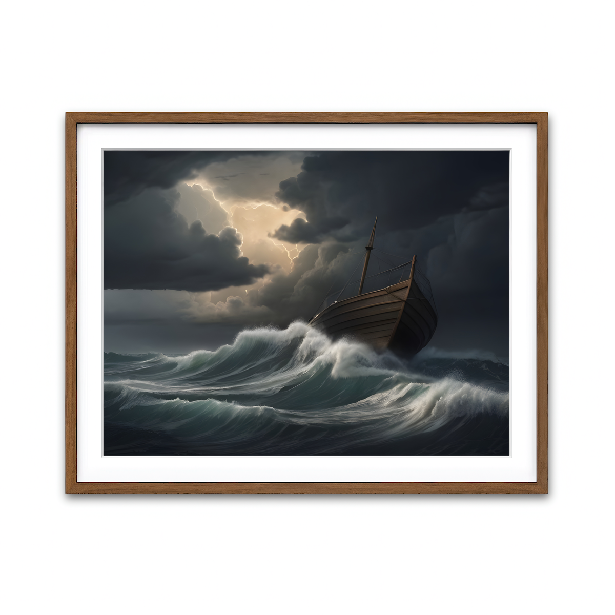 Framed Print 4x3 Walnut