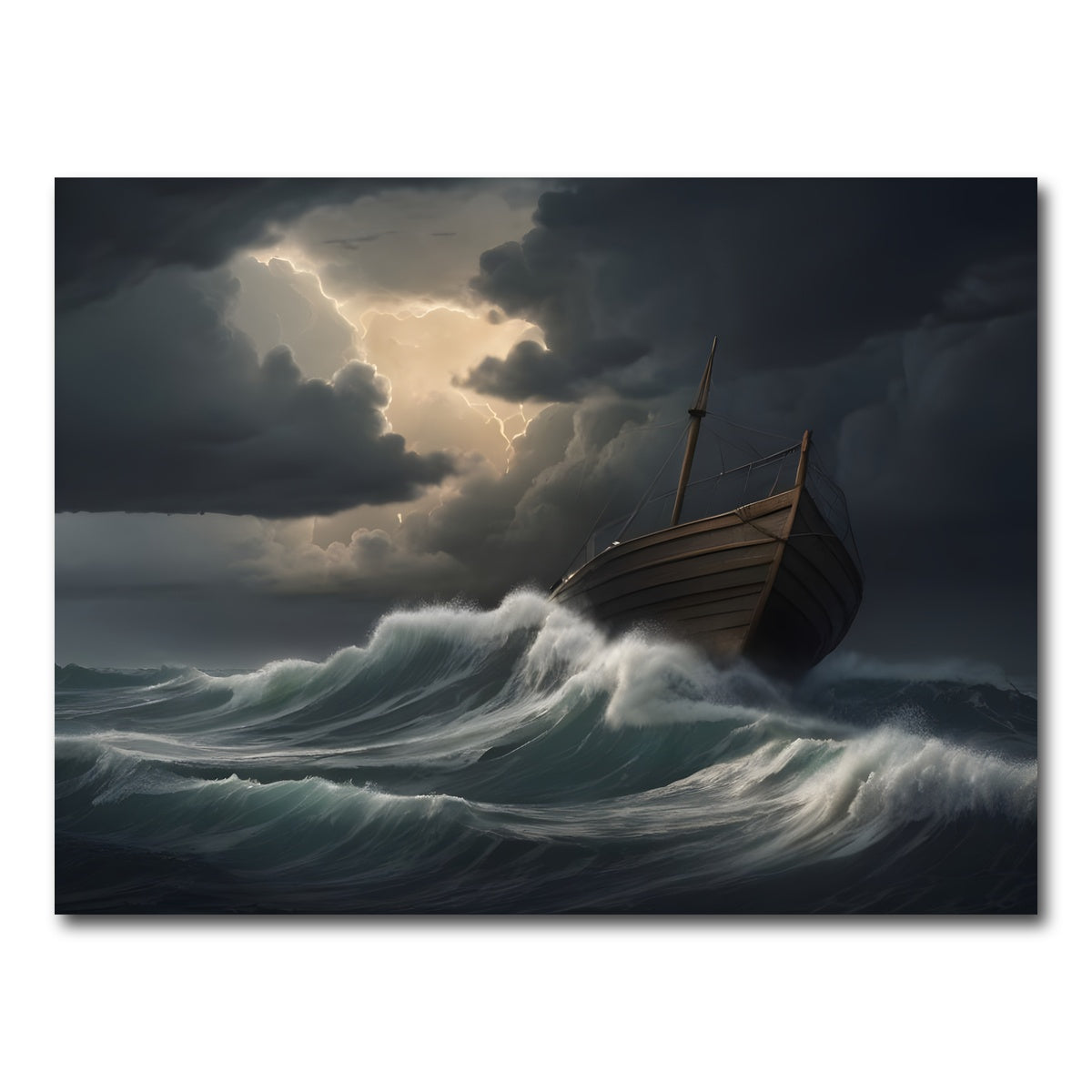 AUTO-MOCKUP WHITE | Old Wooden Ship | 1 Piece | Gallery Wrap Canvas | group=4x3