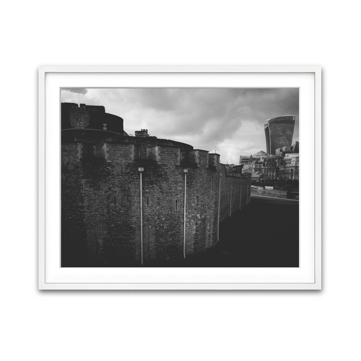 Framed Print 4x3 White