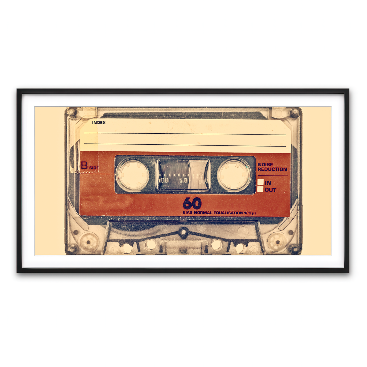 Framed Print 2x1 Black