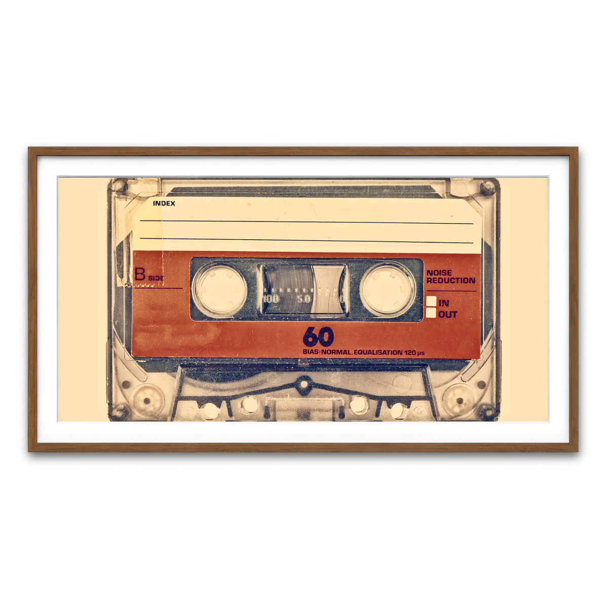 Framed Print 2x1 Walnut