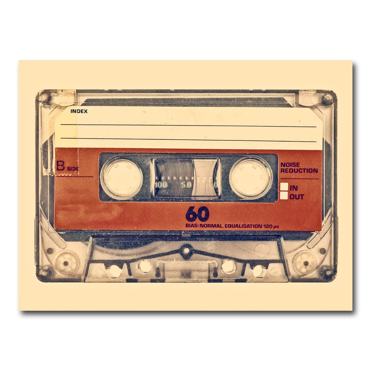 AUTO-MOCKUP WHITE | Old compact cassette | 1 Piece | Gallery Wrap Canvas | group=4x3