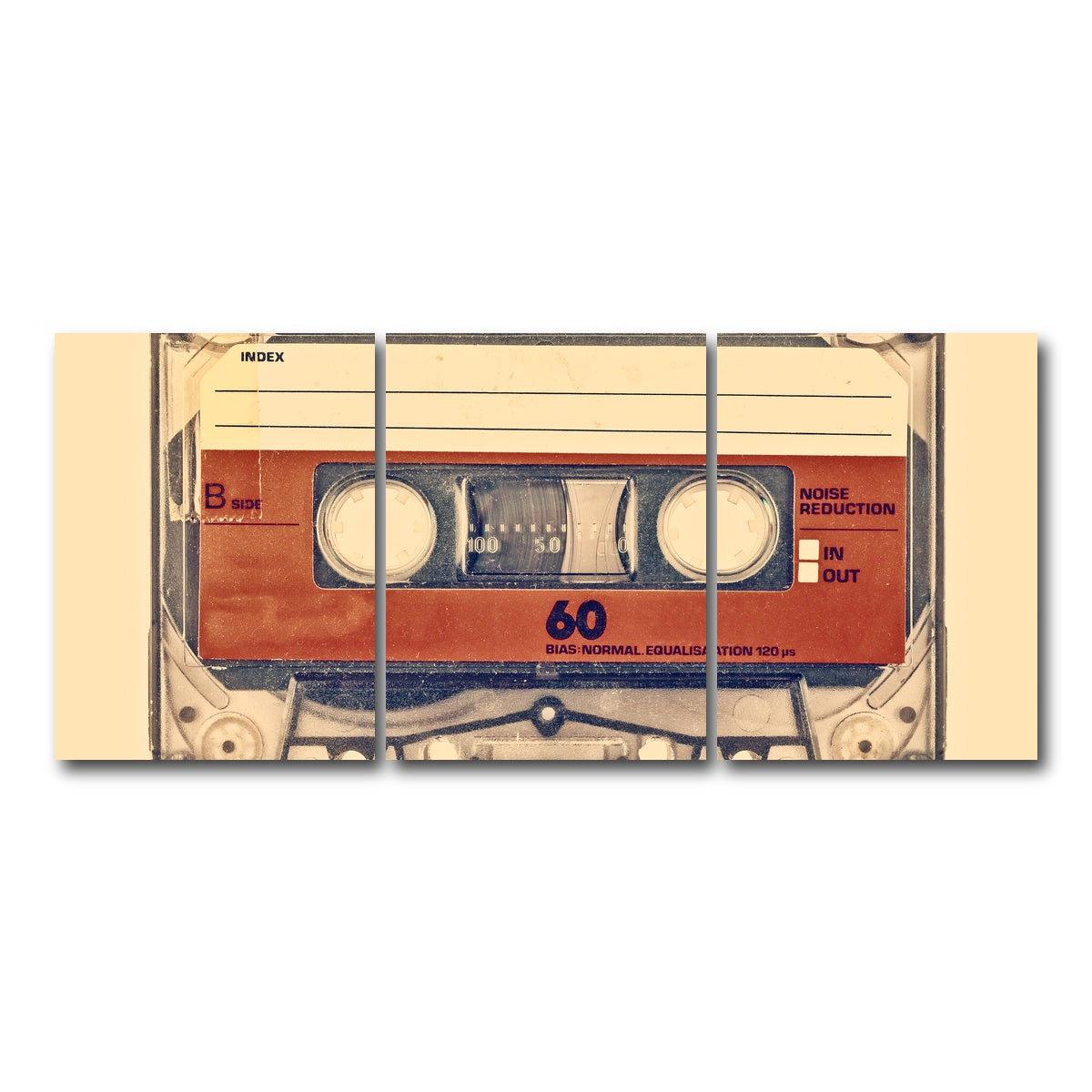 AUTO-MOCKUP WHITE | Old compact cassette | 3 Piece | Gallery Wrap Canvas | group=18x24