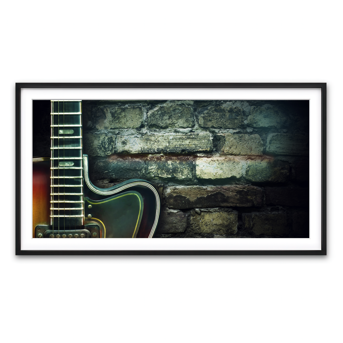 Framed Print 2x1 Black