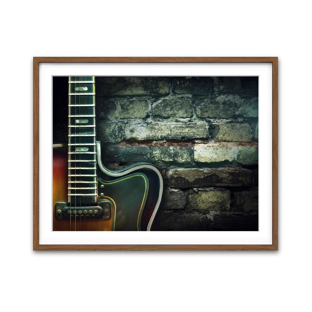 Framed Print 4x3 Walnut