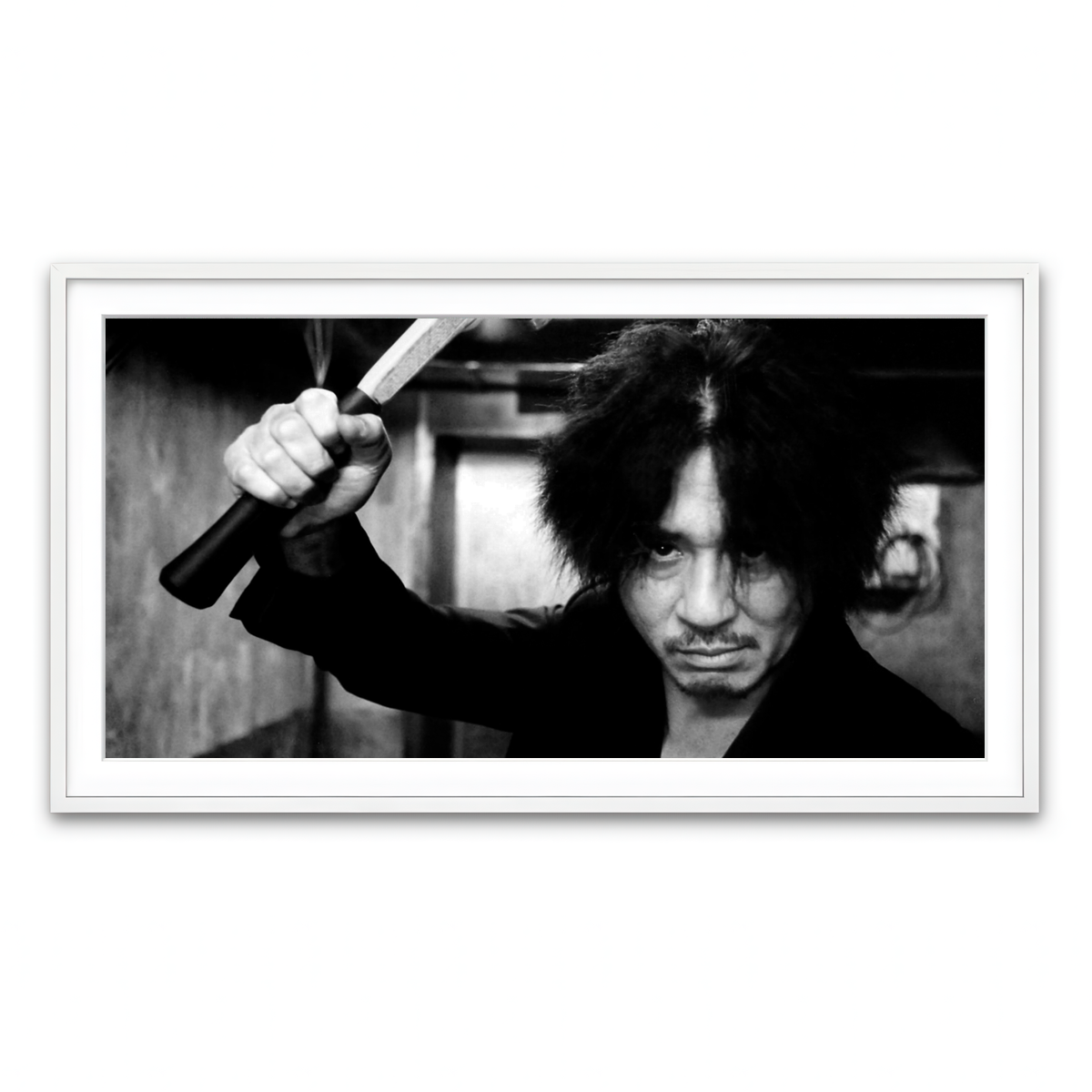 Framed Print 2x1 White