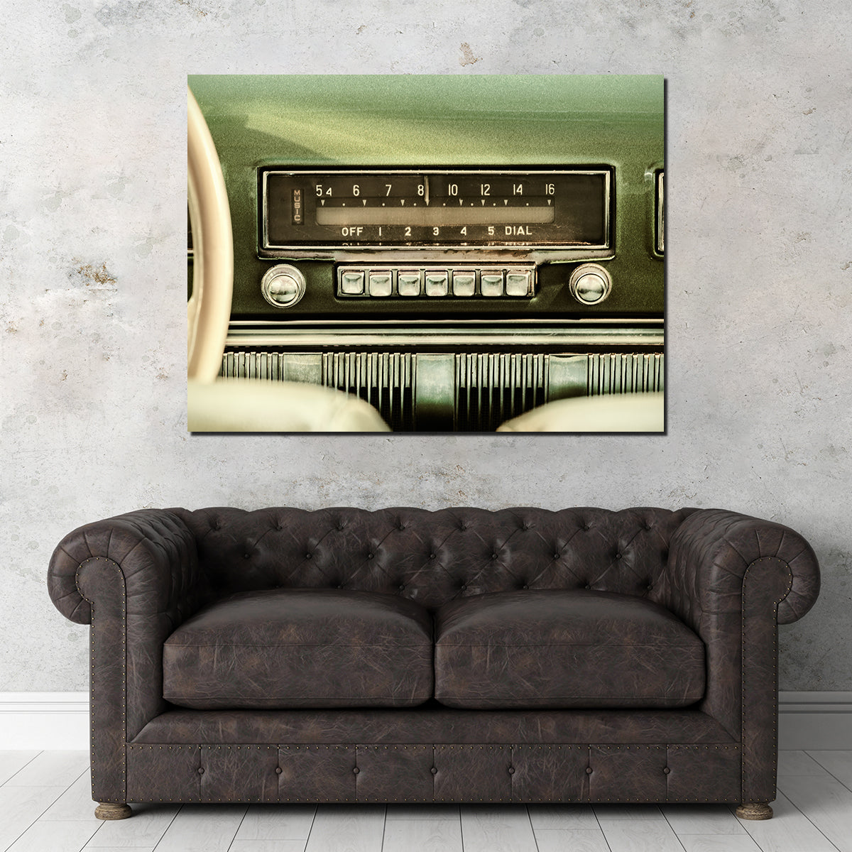Old Car Radio Wall Art
