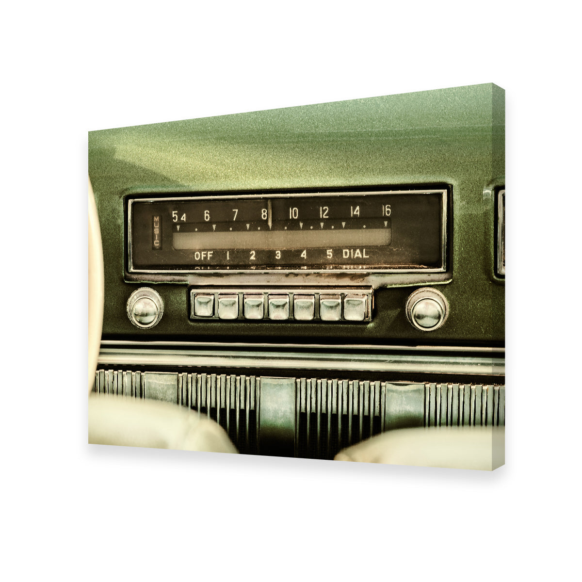 Old Car Radio Wall Art