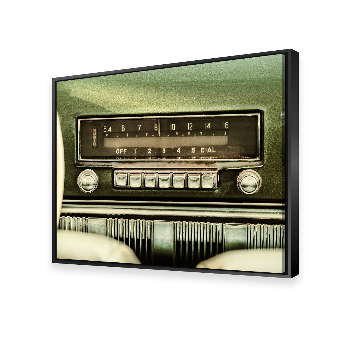 Old Car Radio Wall Art