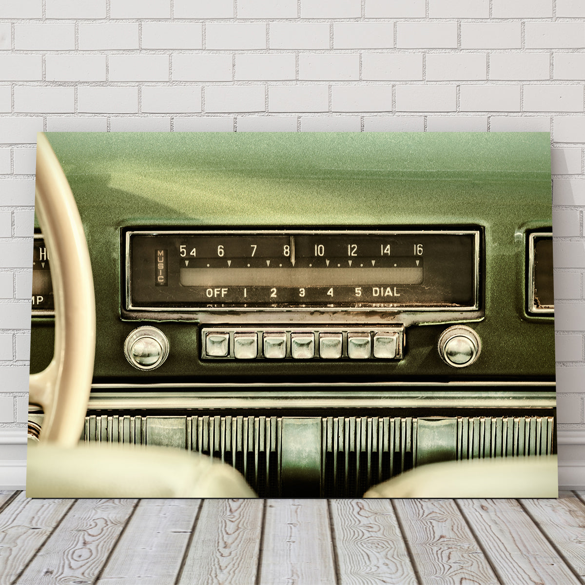 Old Car Radio Wall Art