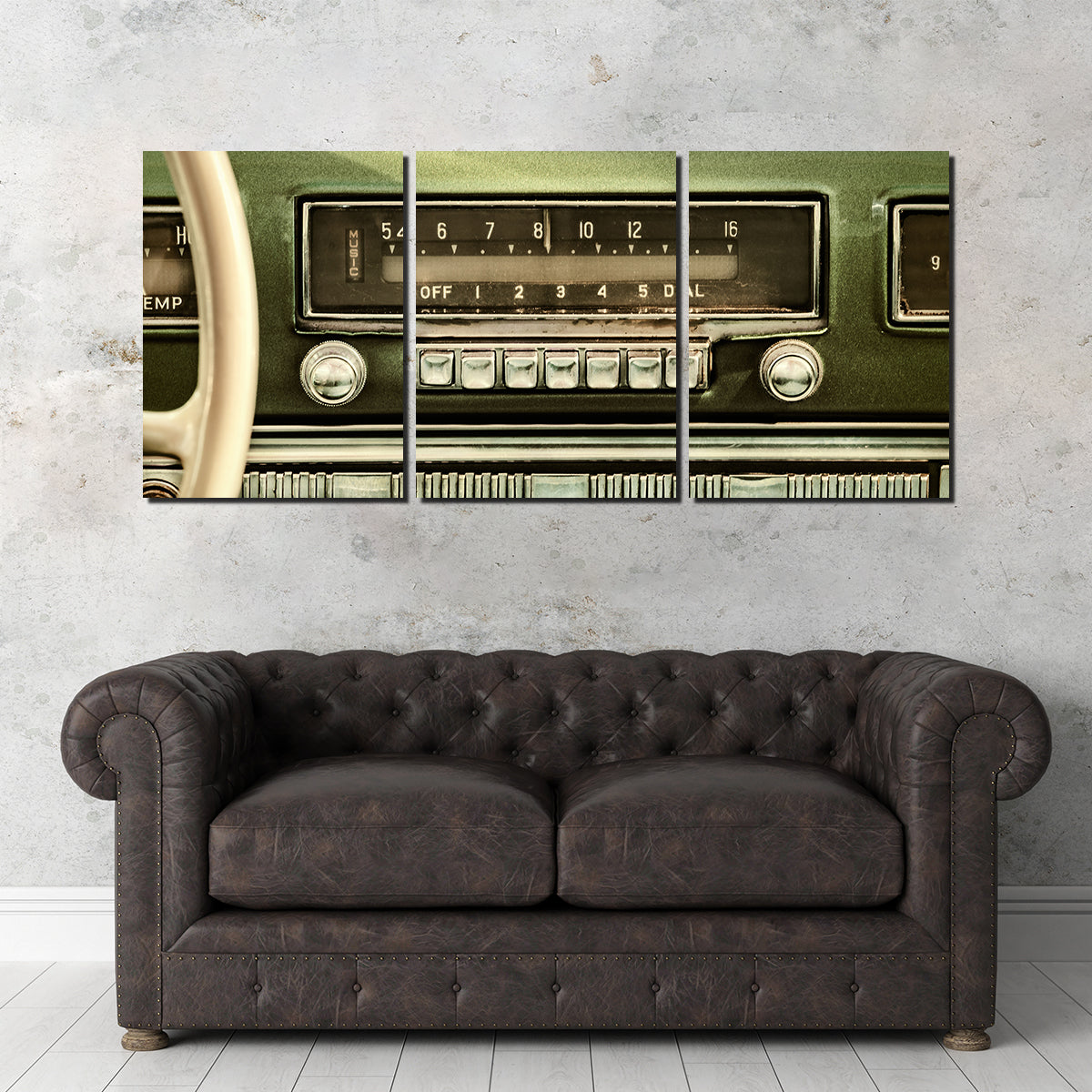 Old Car Radio Wall Art