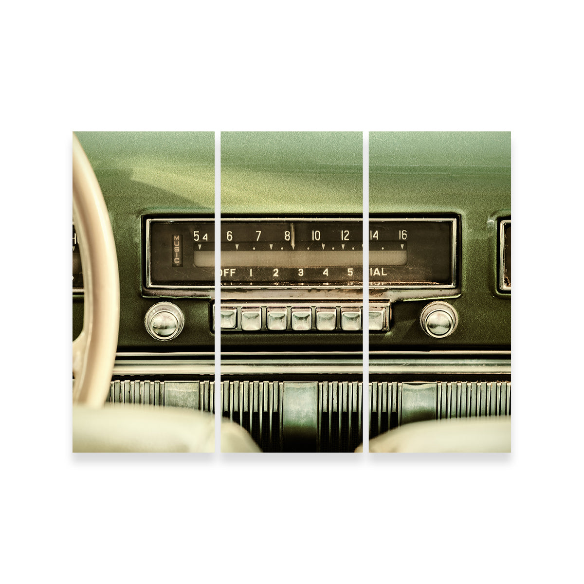 Old Car Radio Wall Art
