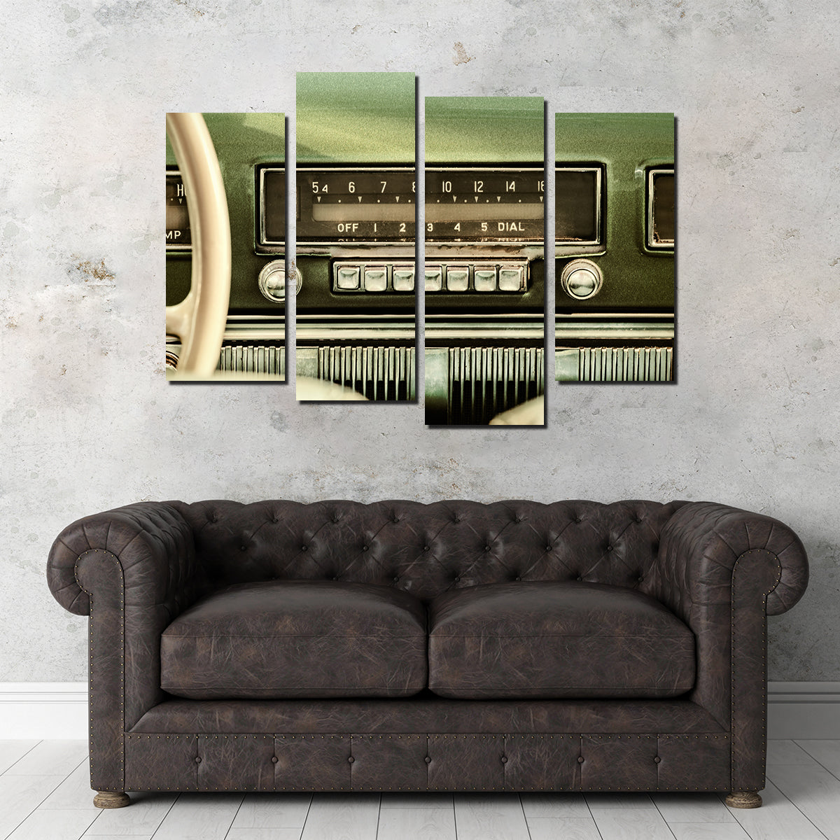 Old Car Radio Wall Art