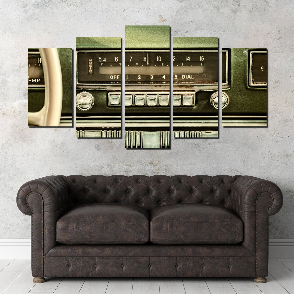 Old Car Radio Wall Art
