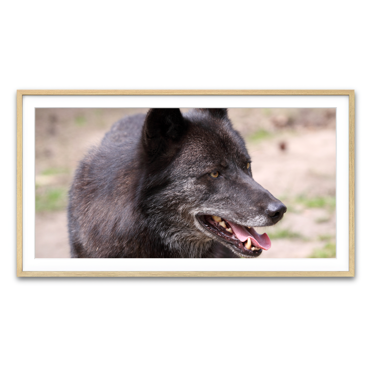 Framed Print 2x1 Natural