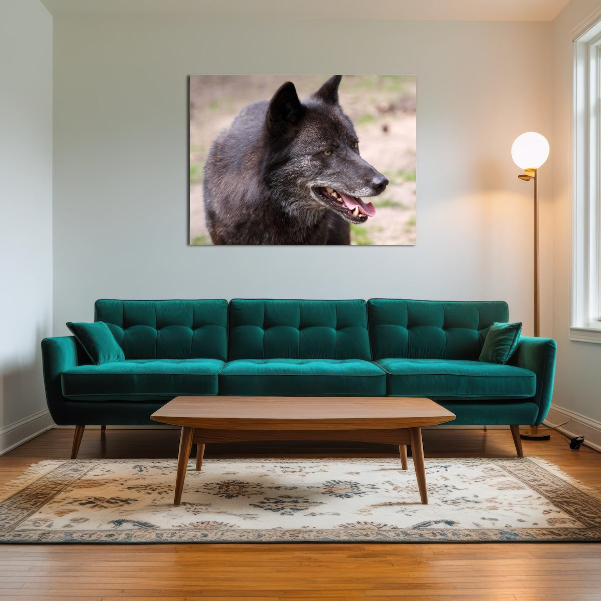 AUTO-MOCKUP ROOM | Older Black Wolf