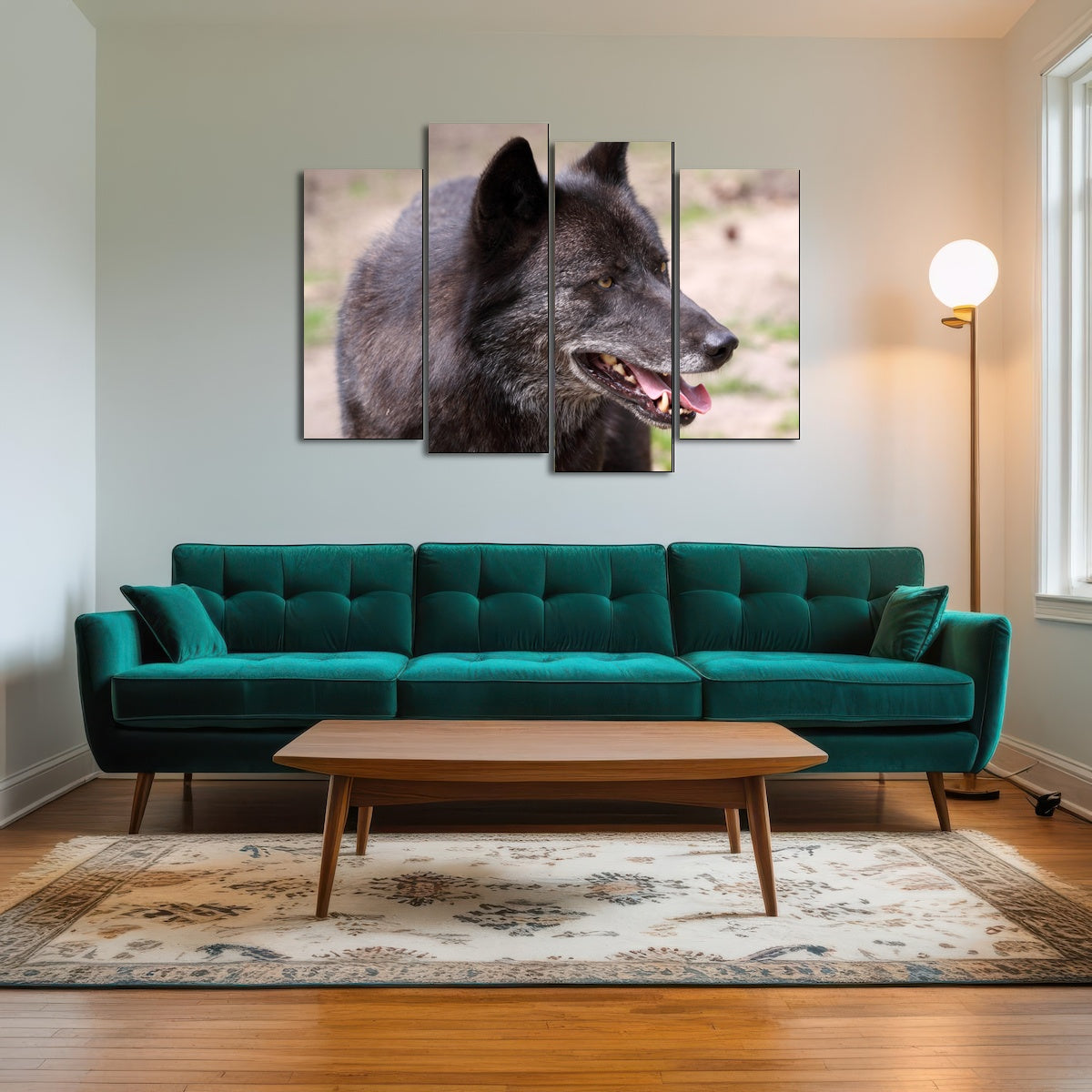 AUTO-MOCKUP ROOM | Older Black Wolf