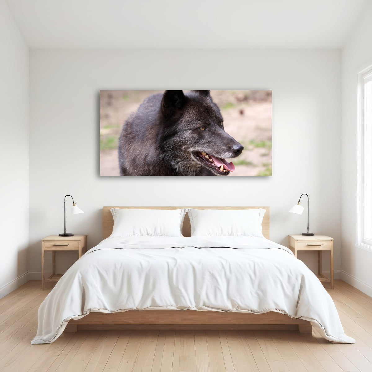 AUTO-MOCKUP ROOM | Older Black Wolf
