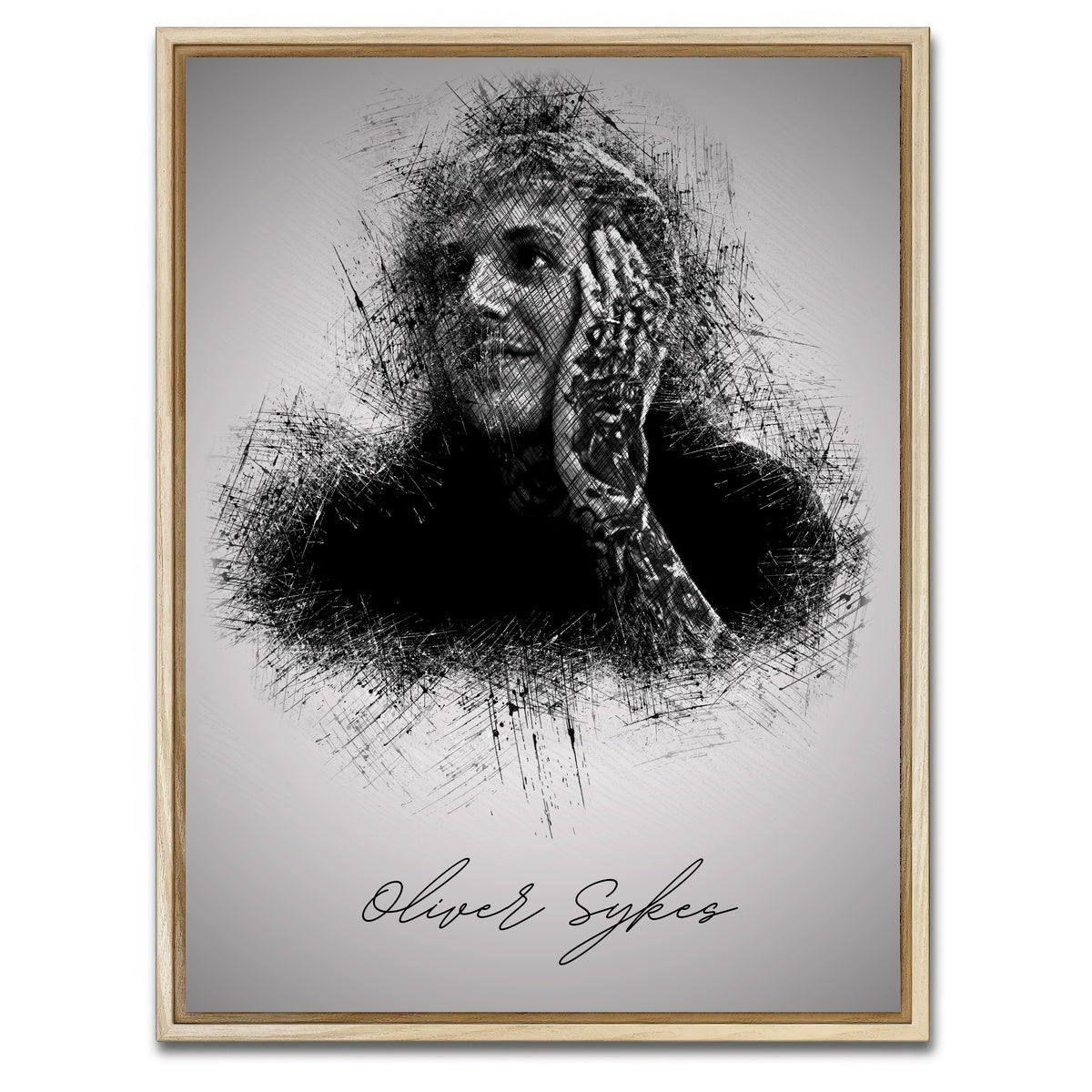 AUTO-MOCKUP WHITE | Oliver Sykes Hand | 1 Piece | Natural Framed Canvas | group=3x4