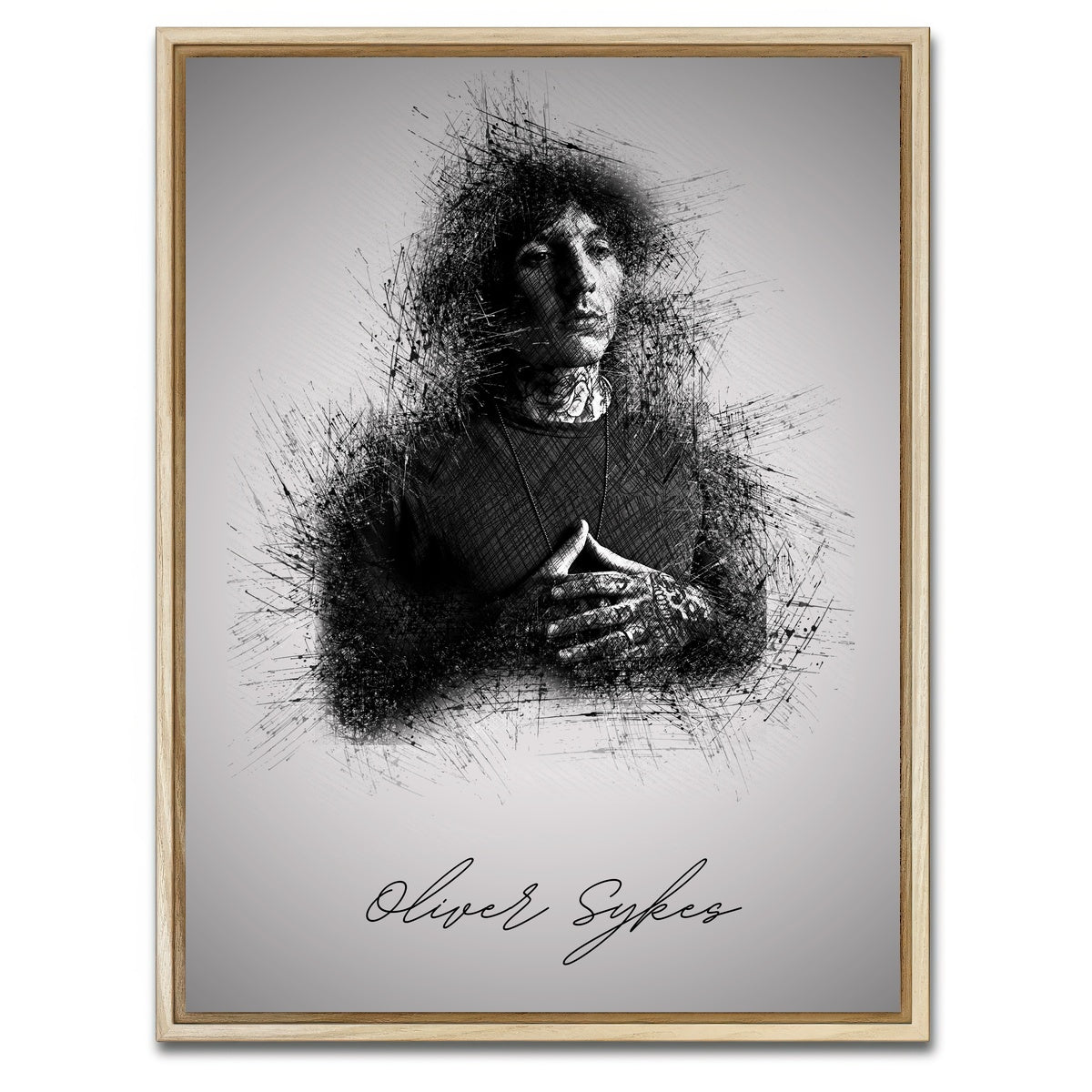 AUTO-MOCKUP WHITE | Oliver Sykes | 1 Piece | Natural Framed Canvas | group=3x4