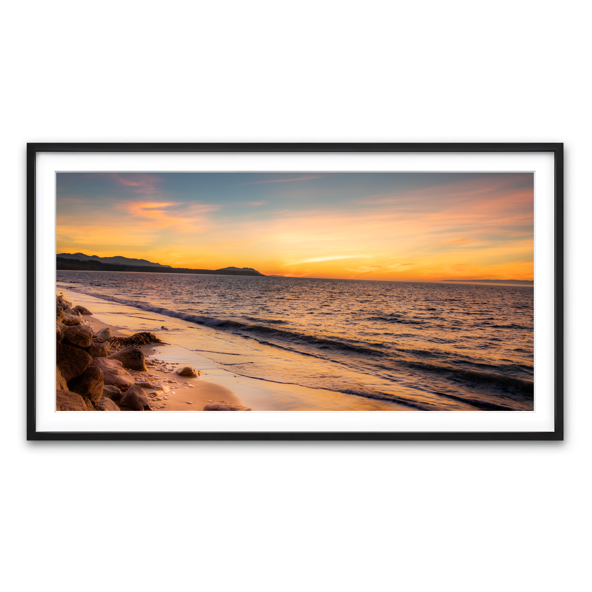 Framed Print 2x1 Black