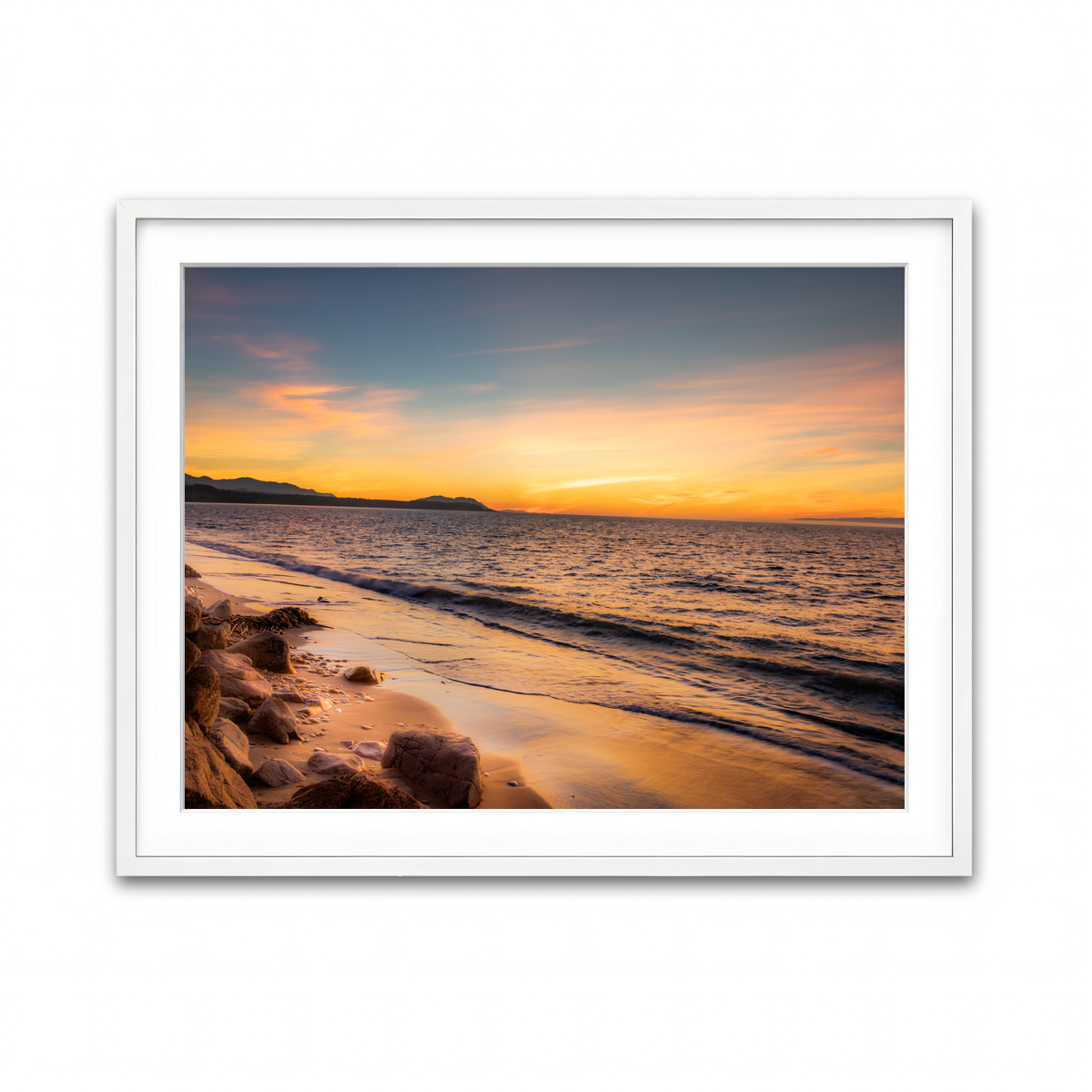 Framed Print 4x3 White