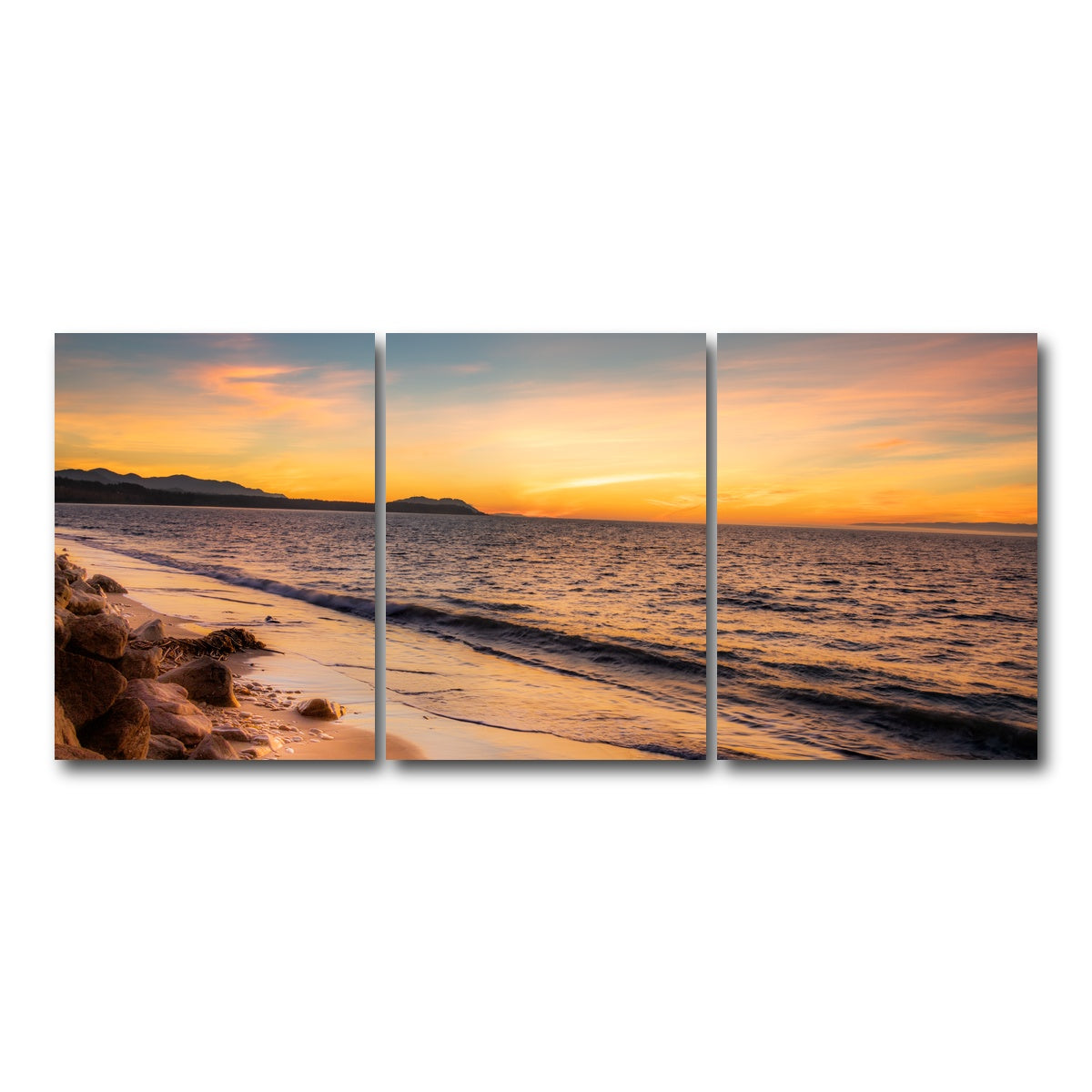 AUTO-MOCKUP WHITE | Olympic Sunset | 3 Piece | Gallery Wrap Canvas | group=18x24