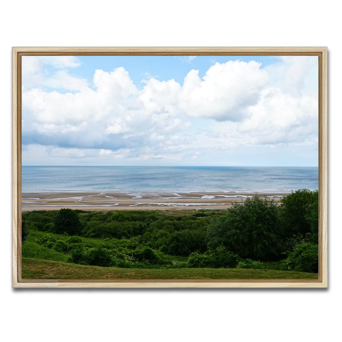 AUTO-MOCKUP WHITE | Omaha Beach | 1 Piece | Natural Framed Canvas | group=4x3