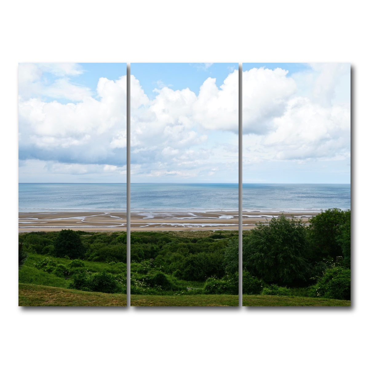 AUTO-MOCKUP WHITE | Omaha Beach | 3 Piece | Gallery Wrap Canvas | group=8x18