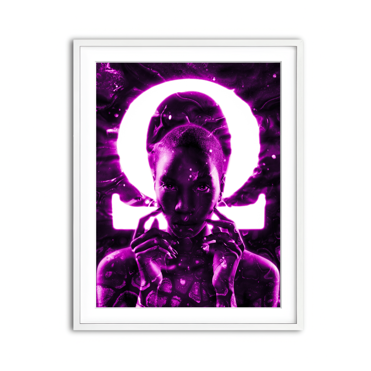 Framed Print 3x4 White