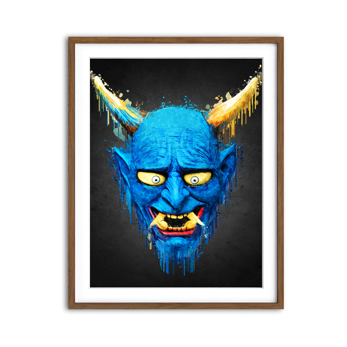 Framed Print 3x4 Walnut