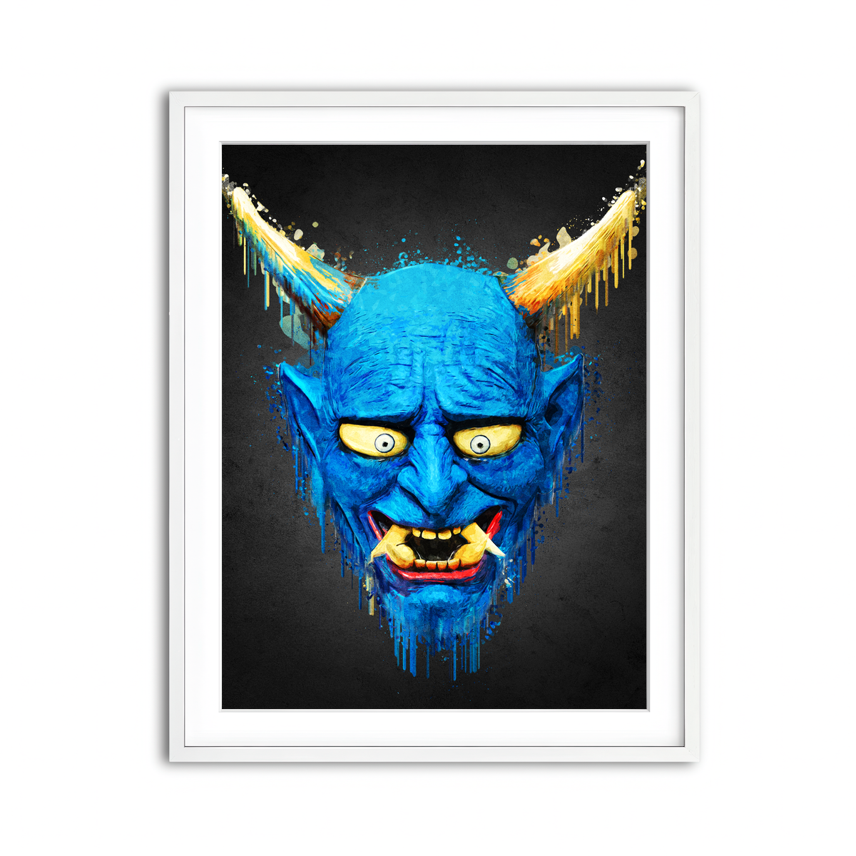 Framed Print 3x4 White