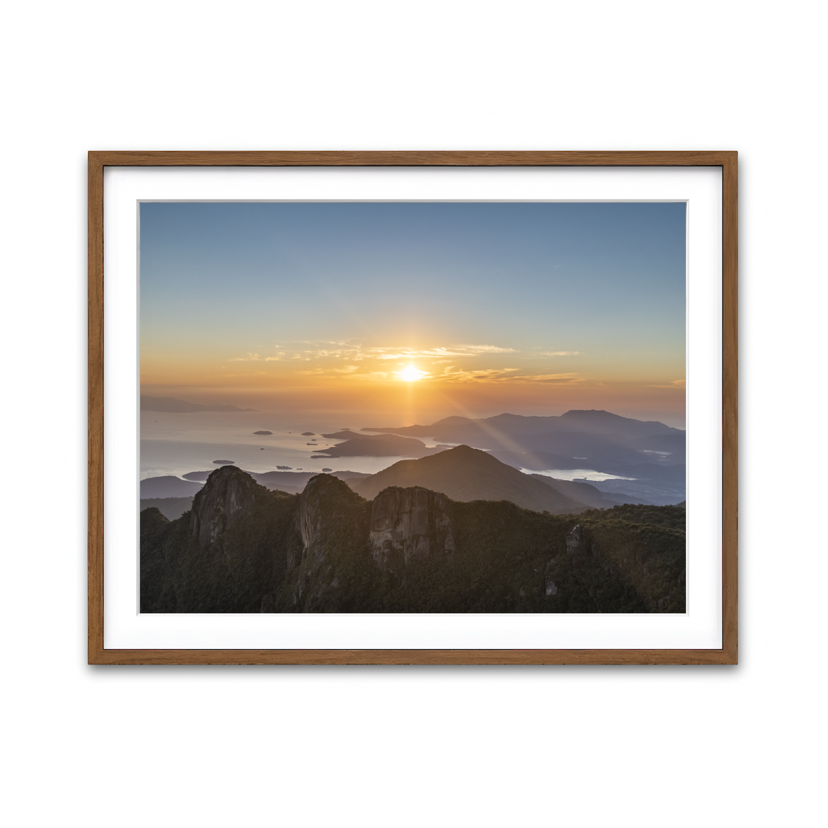 Framed Print 4x3 Walnut