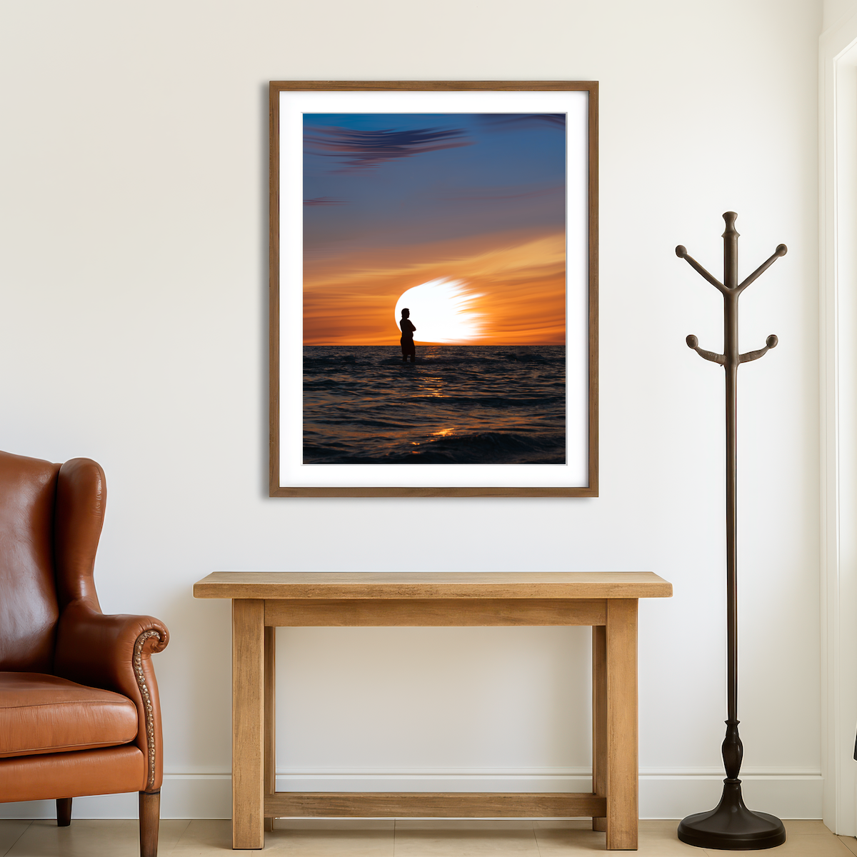 AUTO-MOCKUP ROOM | On Watch in the Water Wall Art