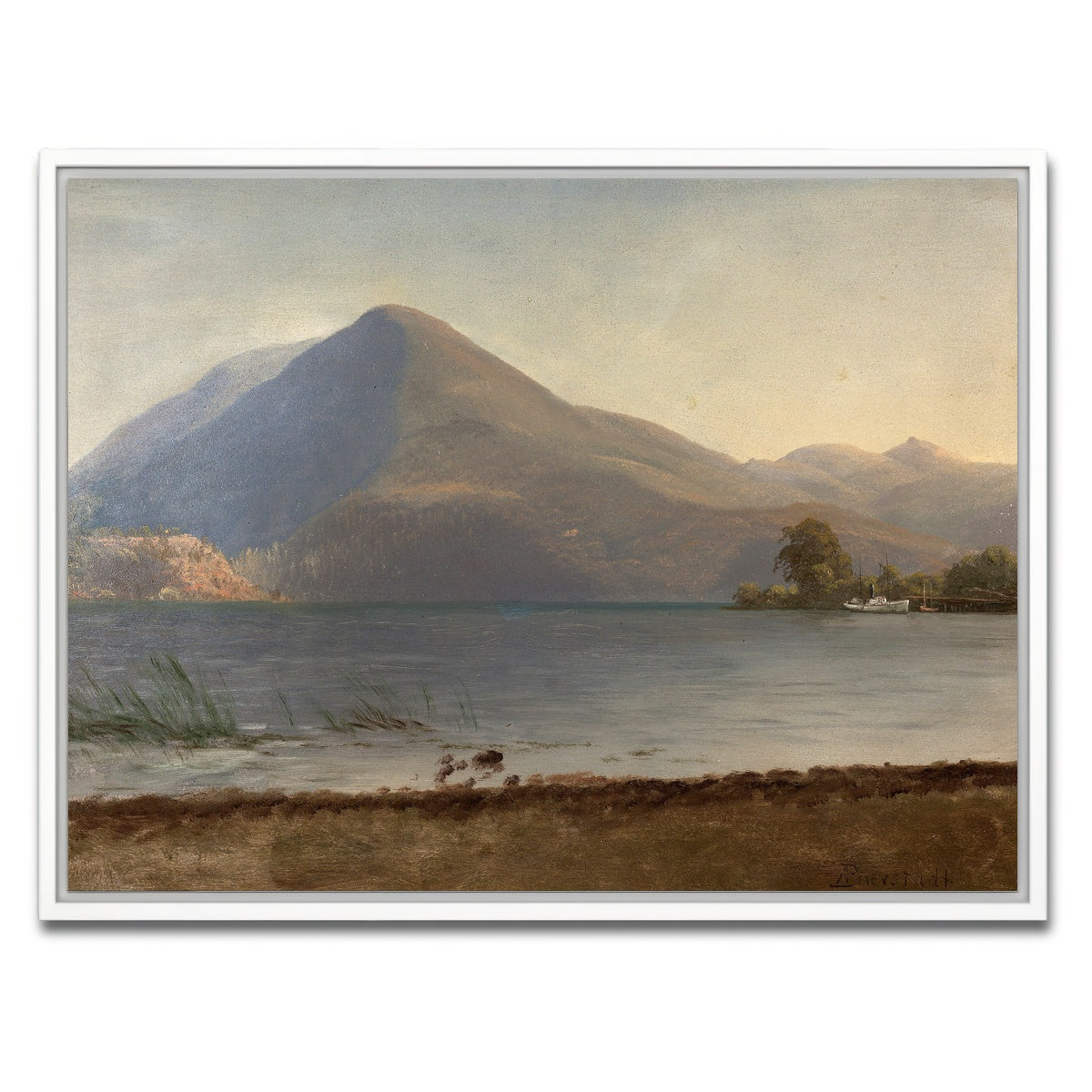 AUTO-MOCKUP WHITE | On the Hudson | 1 Piece | White Framed Canvas | group=4x3