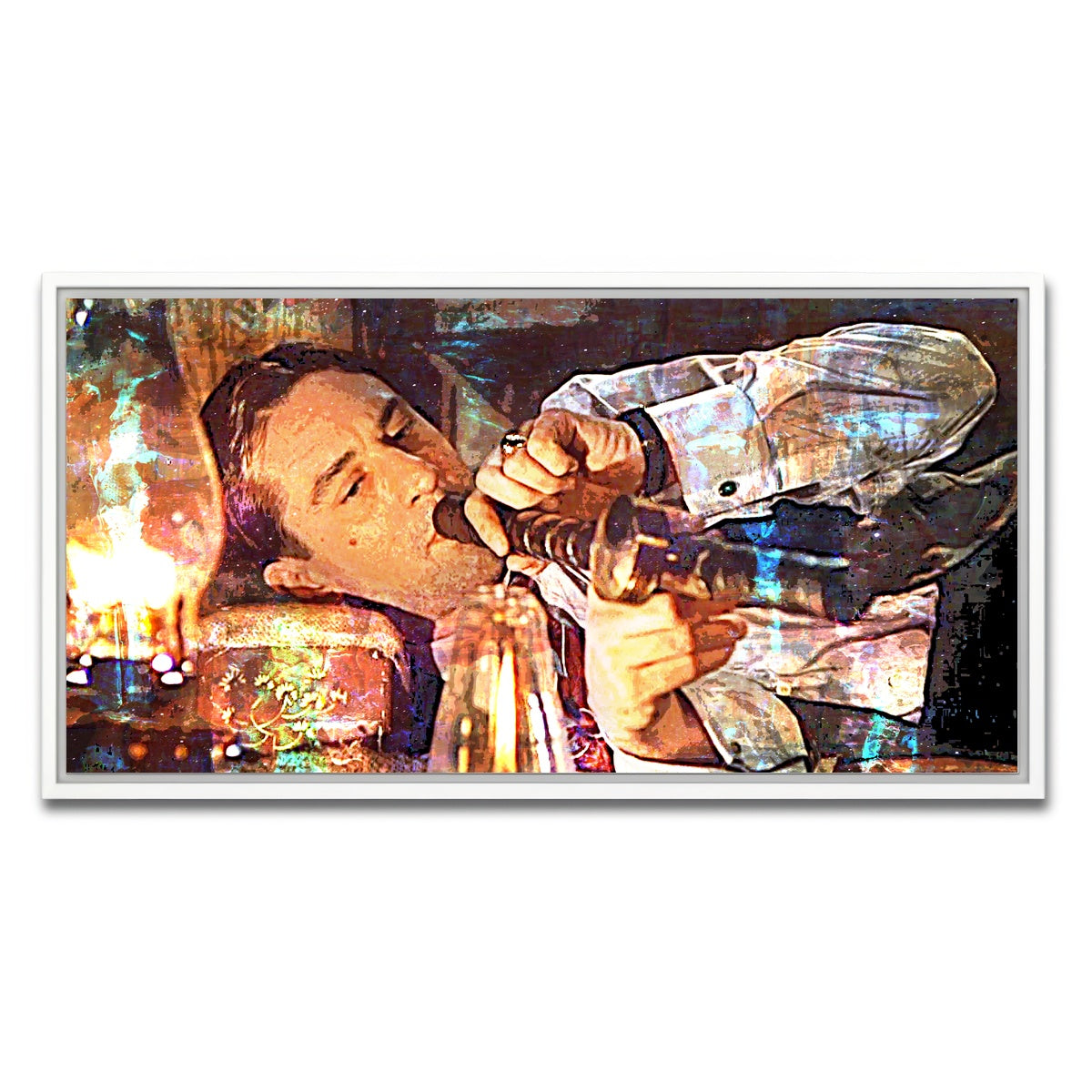 AUTO-MOCKUP WHITE | Once Upon A Time In America | 1 Piece | White Framed Canvas | group=2x1