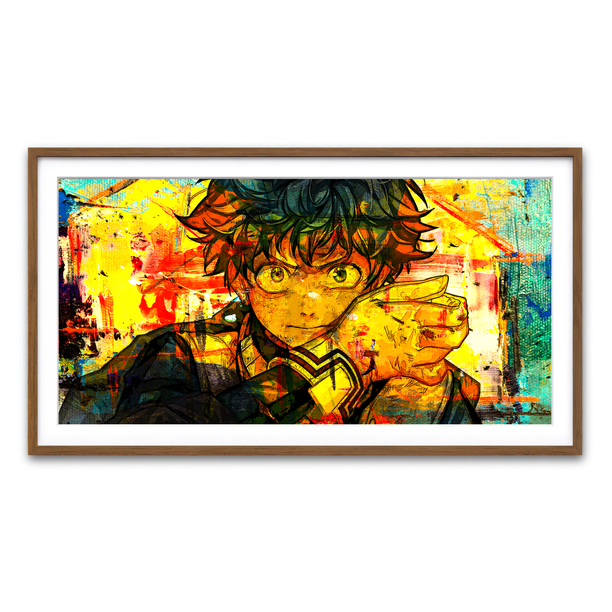 Framed Print 2x1 Walnut