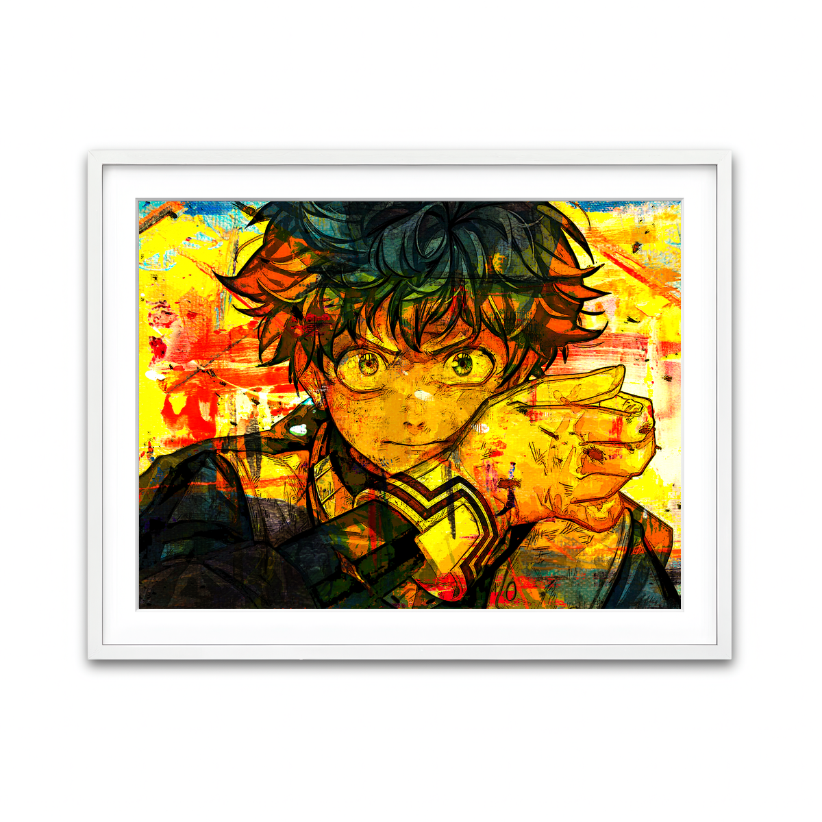 Framed Print 4x3 White