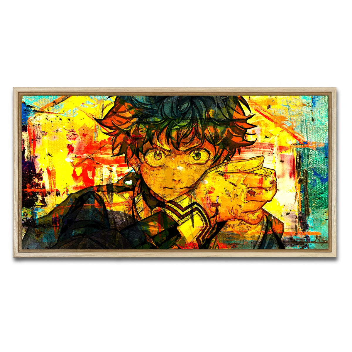 AUTO-MOCKUP WHITE | One For All | 1 Piece | Natural Framed Canvas | group=2x1