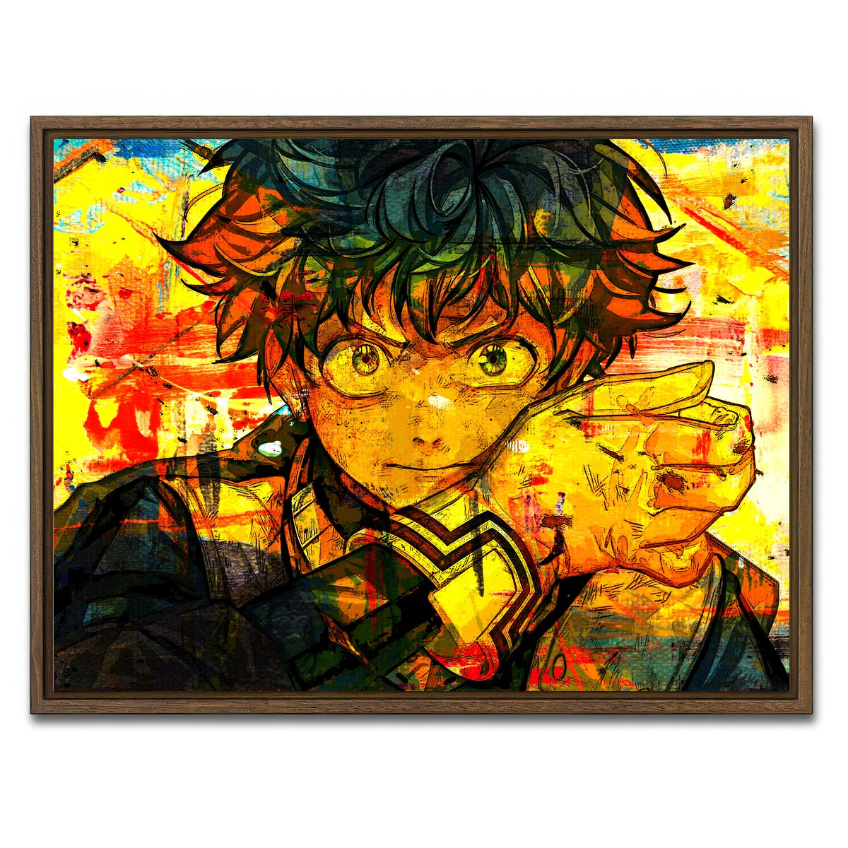 AUTO-MOCKUP WHITE | One For All | 1 Piece | Walnut Framed Canvas | group=4x3