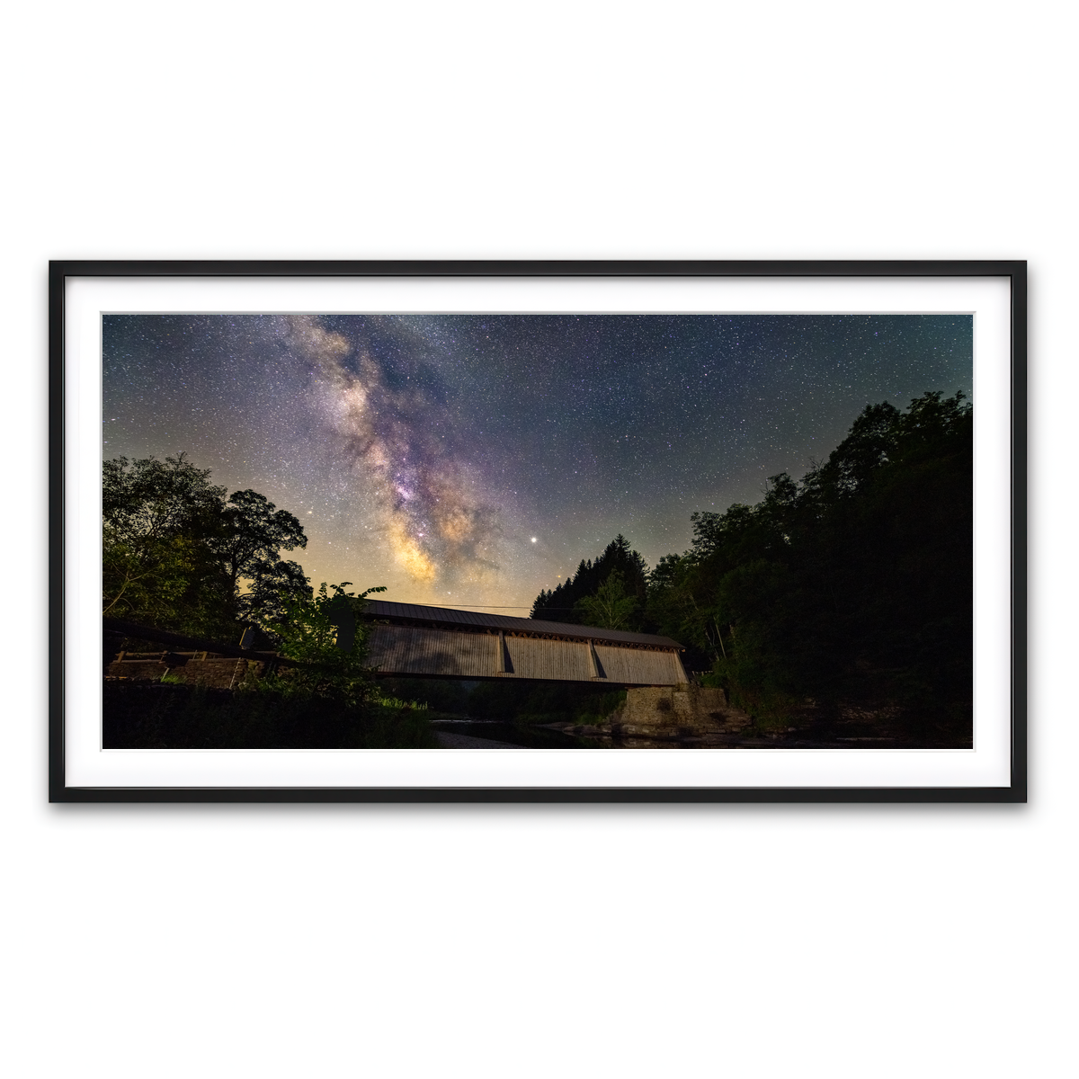 Framed Print 2x1 Black