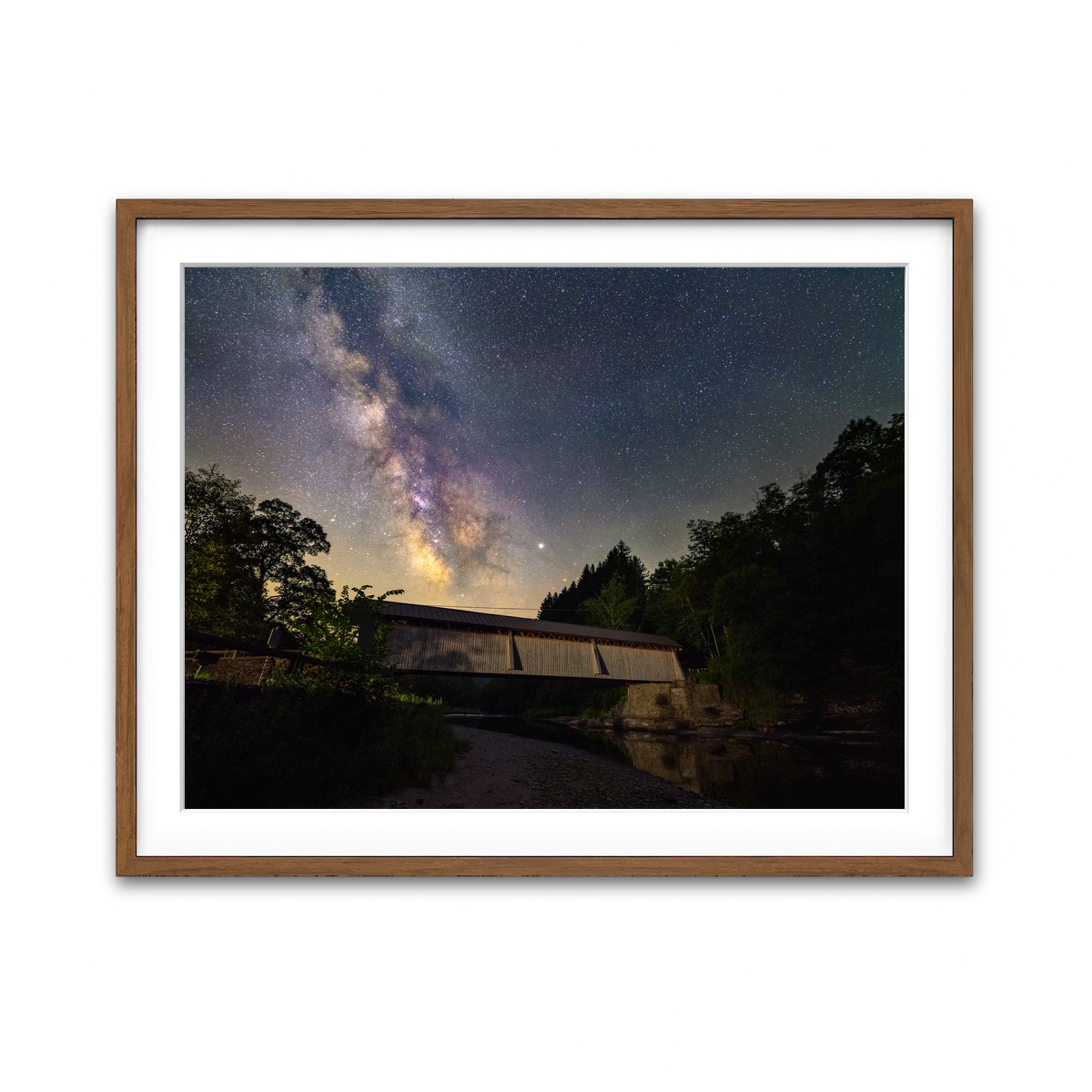Framed Print 4x3 Walnut