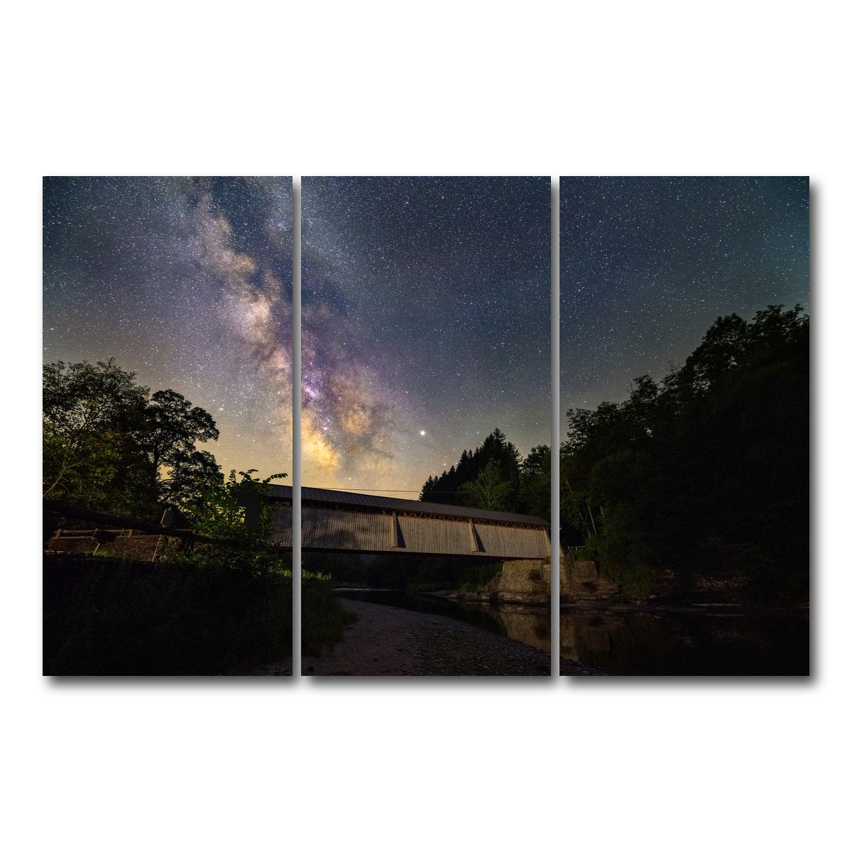 AUTO-MOCKUP WHITE | One Lane Ahead | 3 Piece | Gallery Wrap Canvas | group=12x24