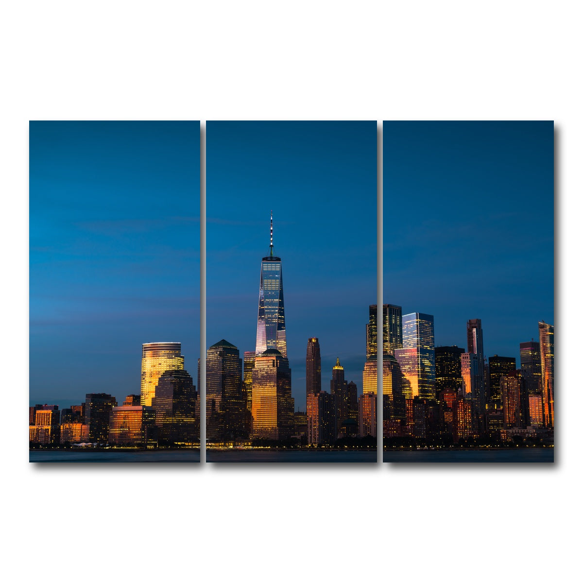 AUTO-MOCKUP WHITE | One World Trade Center | 3 Piece | Gallery Wrap Canvas | group=12x24