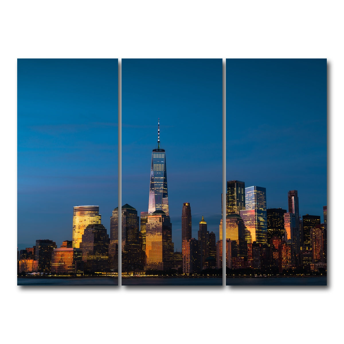 AUTO-MOCKUP WHITE | One World Trade Center | 3 Piece | Gallery Wrap Canvas | group=8x18